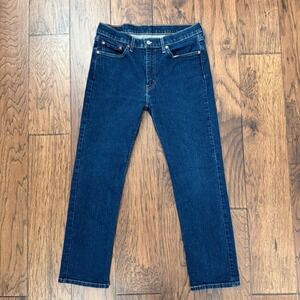 Levi's 514 Straight Fit Dark Wash Denim Jeans 33x30 Workwearrkwear